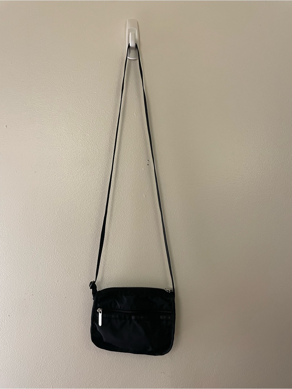 Lesportsac Black Crossbody Classic Mini Hobo Bag